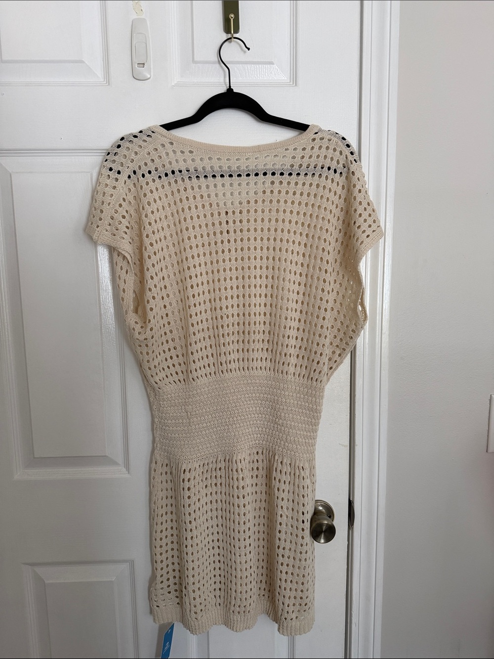 NWT Cupshe Breathable Crochet Knit V-Neck Women's Swim Coverup - Picture 3 of 3